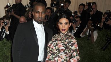 Kim Kardashian West and Kanye West Welcome Baby Boy Via Surrogate. NEW YORK, NY - MAY 06: Kanye West and Kim Kardashian at the 'PUNK: Chaos to Couture' Costume Institute Benefit Gala at the Metropolitan Museum of Art on May 6, 2013 in New York City. Pic: mpi01/MediaPunch /IPX